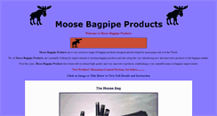 Desktop Screenshot of moosebagpipeproducts.com